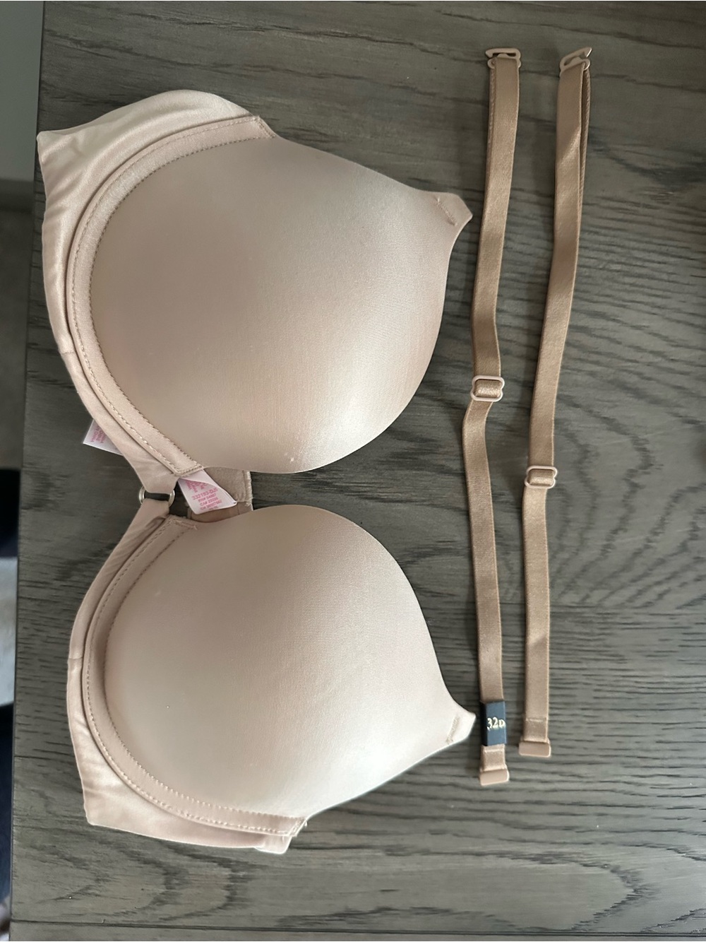 Victoria's Secret Nude/Beige T-Shirt Bra with Removable Straps